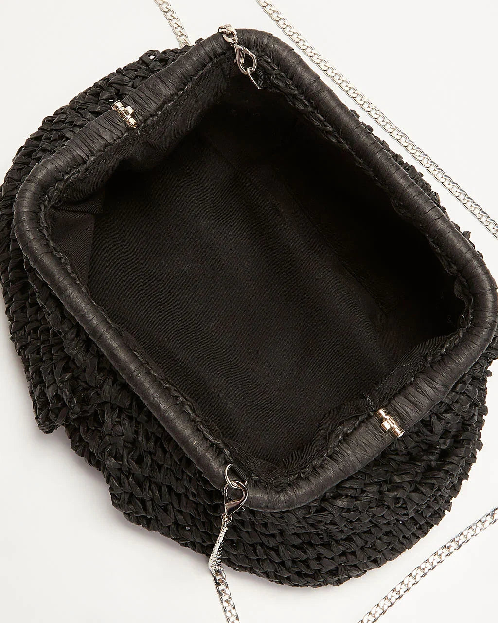 Poolside Straw Pouch Clutch