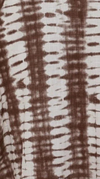 Marcel Maxi Dress Chocolate Tie Dye
