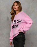 Dance Mom Knit Pullover Sweater
