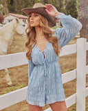 Daydream Belle Textured Smocked Romper