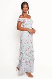 Irelynn Maxi Dress Blue Floral