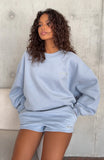 Test Drive Oversized Sweater Blue