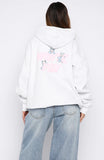 Bubbles Foxy Friends Oversized Hoodie Frosty