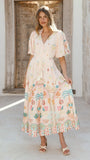 Tamsin Midi Dress Acacia Palm