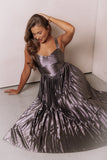 Camala Maxi Dress Grey Silver