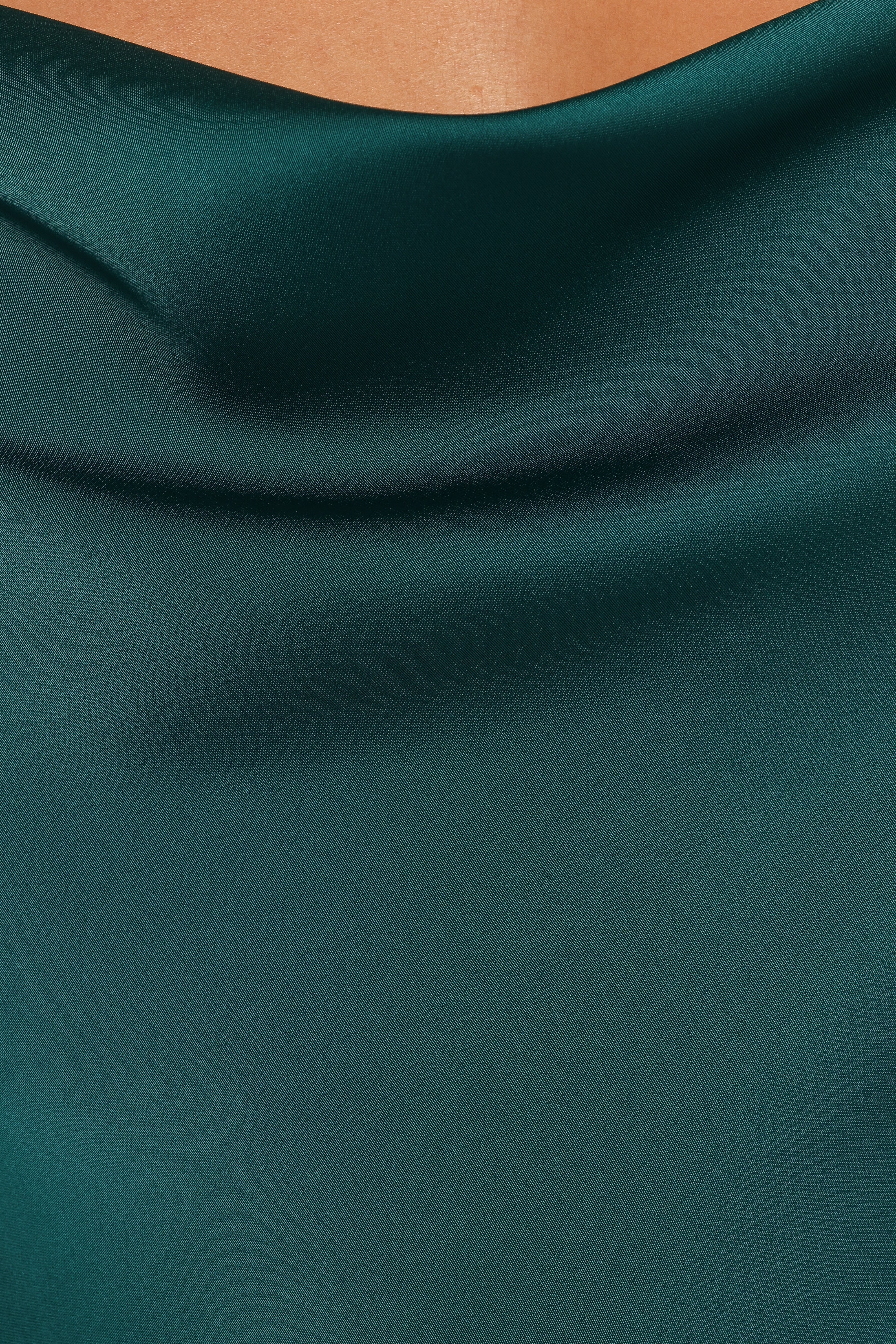 Reyna Off Shoulder Maxi Dress Emerald Green