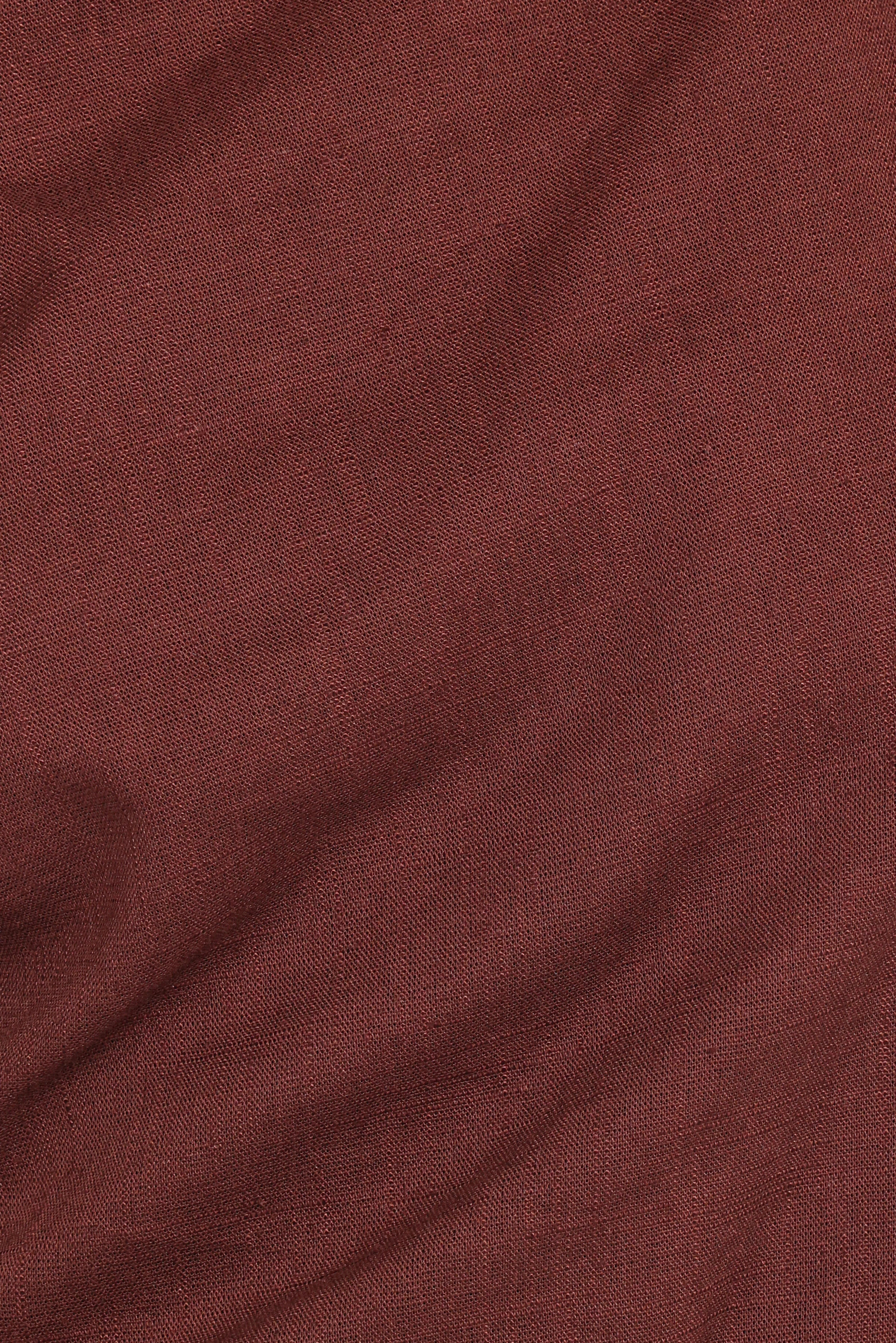 Shaw Off Shoulder Top Chocolate Brown