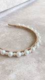 Pearla Headpiece Pearl Gold