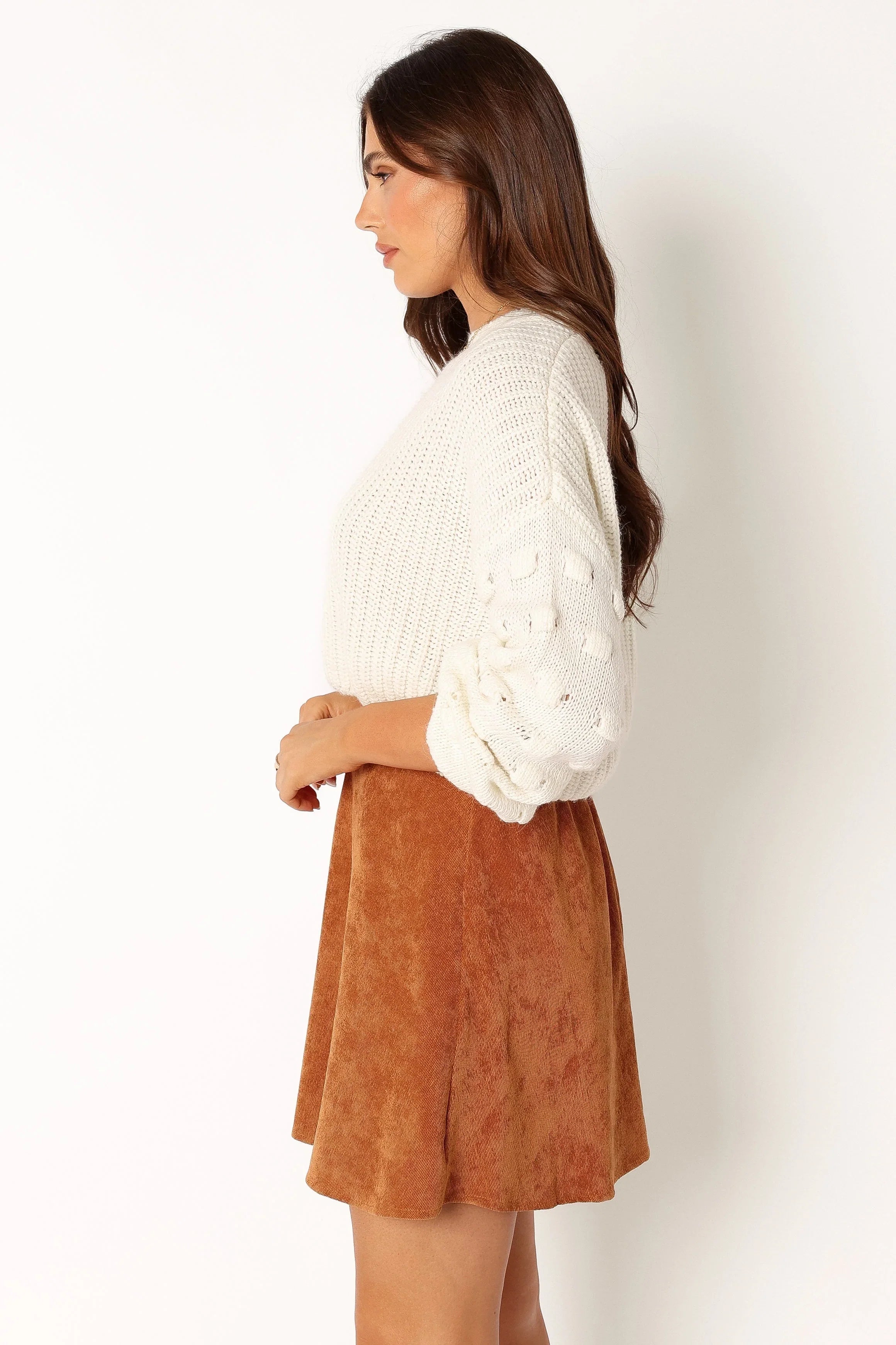 Tammy Cord Skirt Gucci