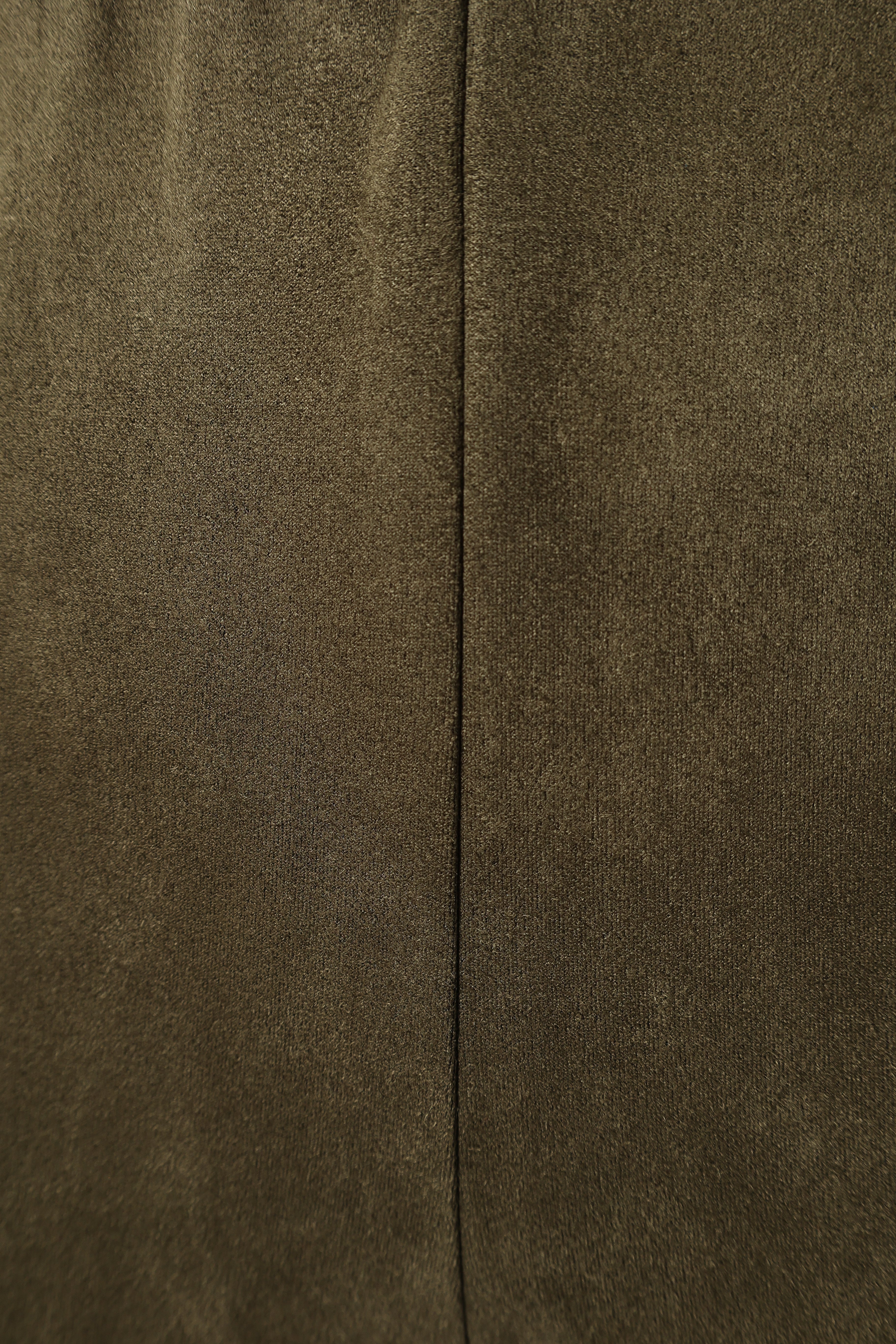Morgan Suede Look Legging Olive