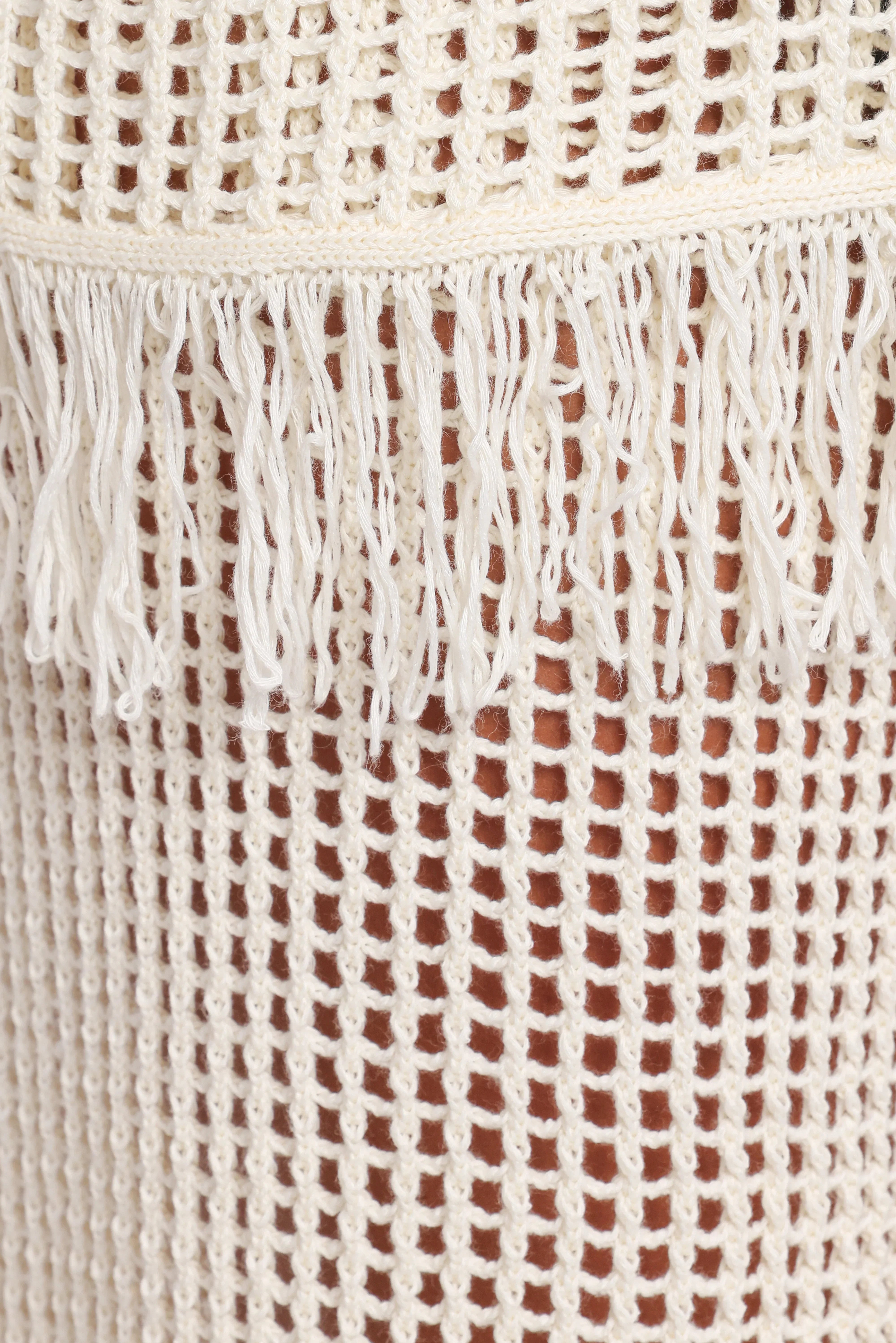 Lorna Knitted Top Off White