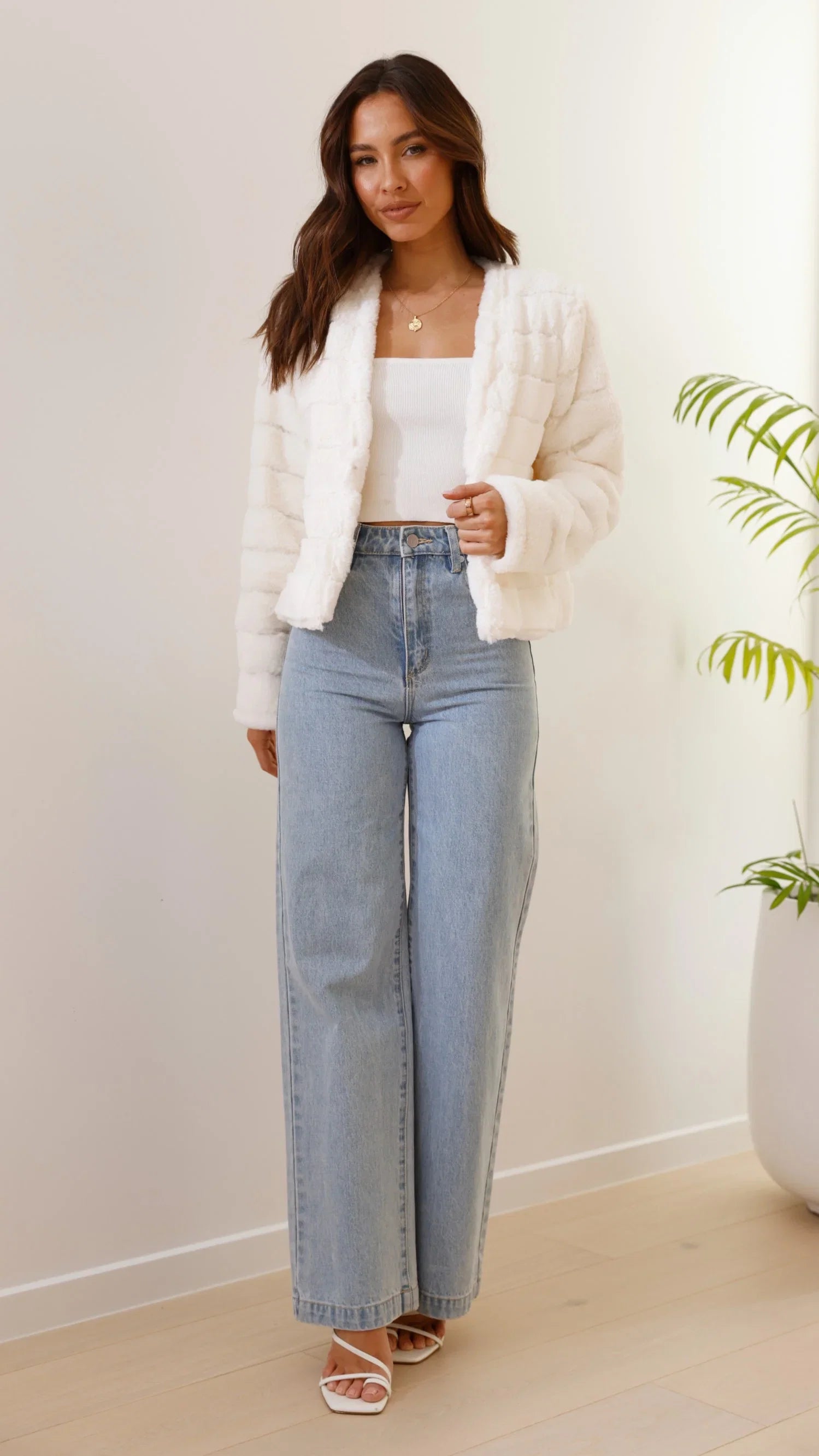 Tully Crop Jacket White