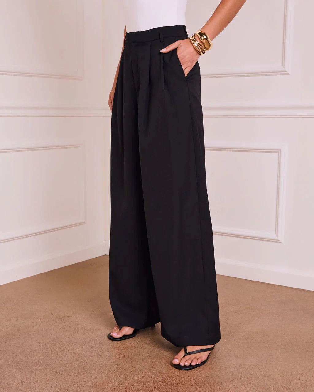 Madrigal Pocketed Wide Leg Pants
