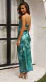 Miya Maxi Dress Green Print