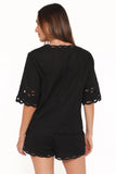 Brydie Short Set Black
