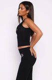 Pillow Talk Club Tank Top Black
