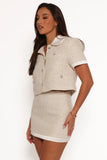 Paris Skirt Set Cream