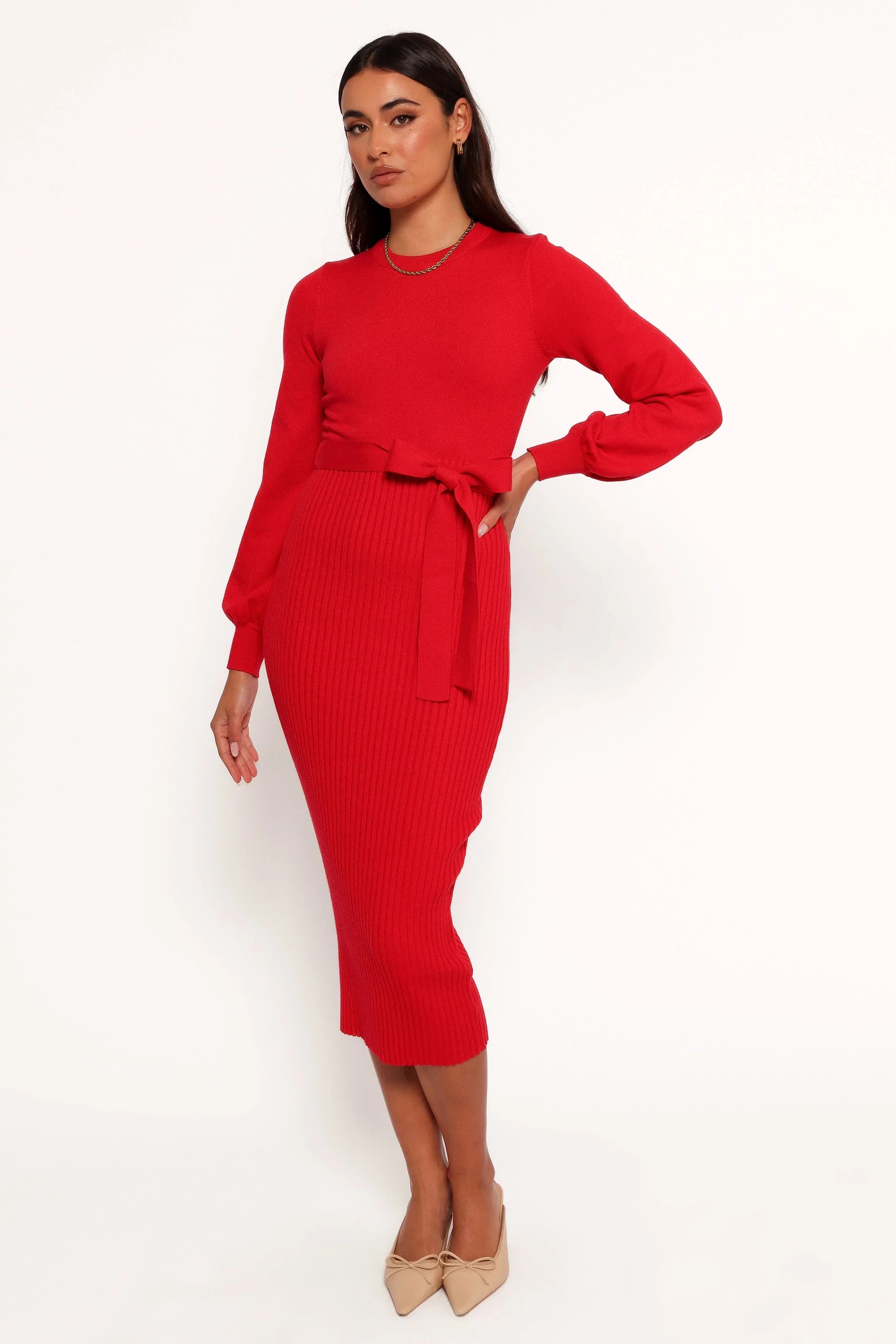 Helena Dress Red