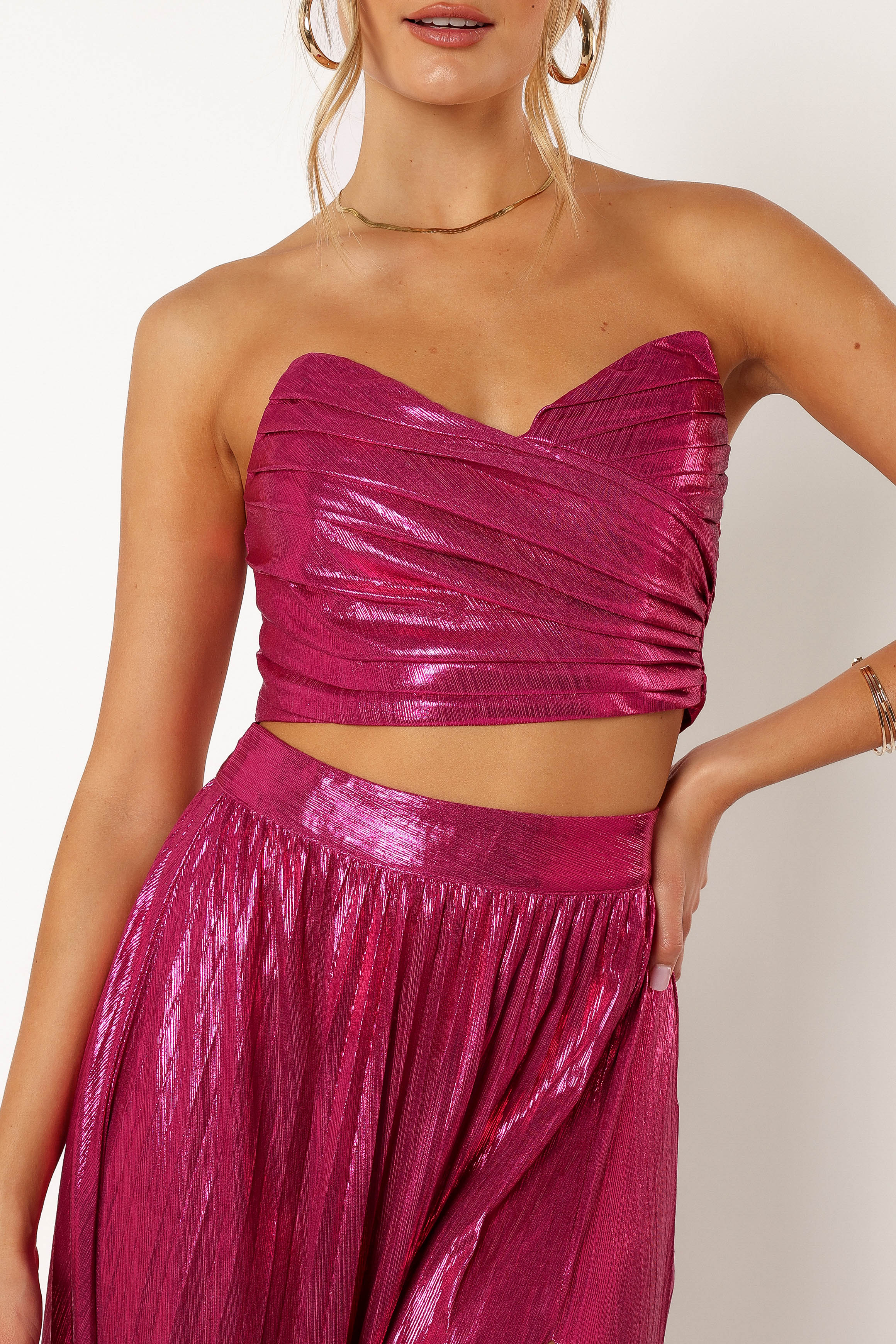 Hana Two Piece Set Fuchsia