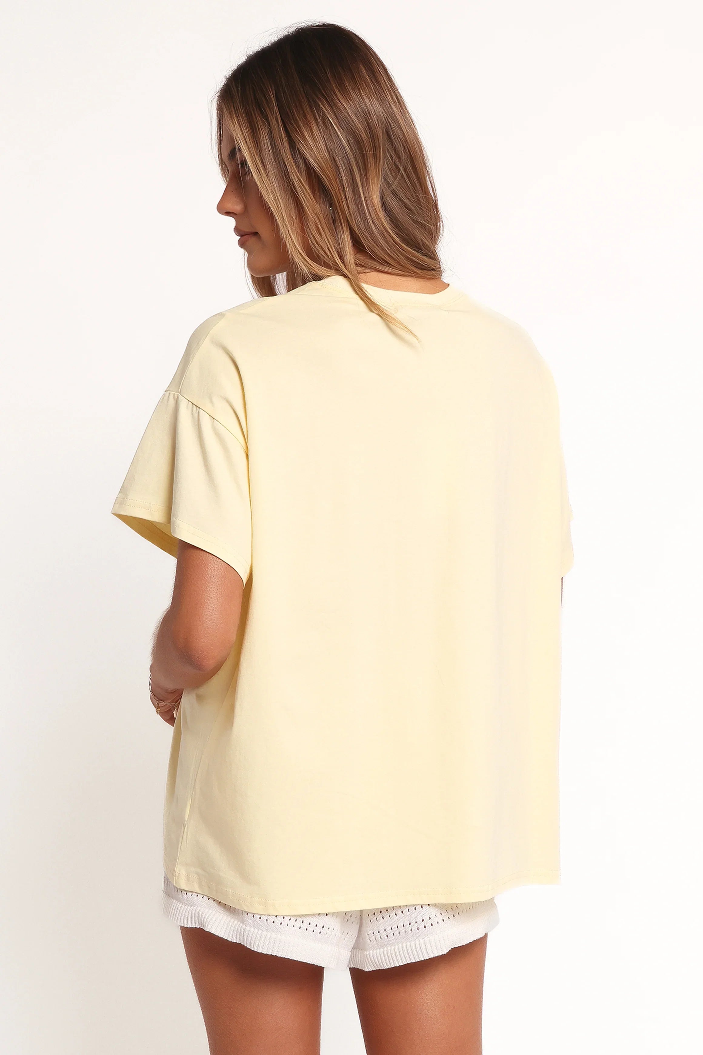 Guavas Graphic Tee Pale Yellow