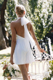 Anya Tulle Mini Dress White