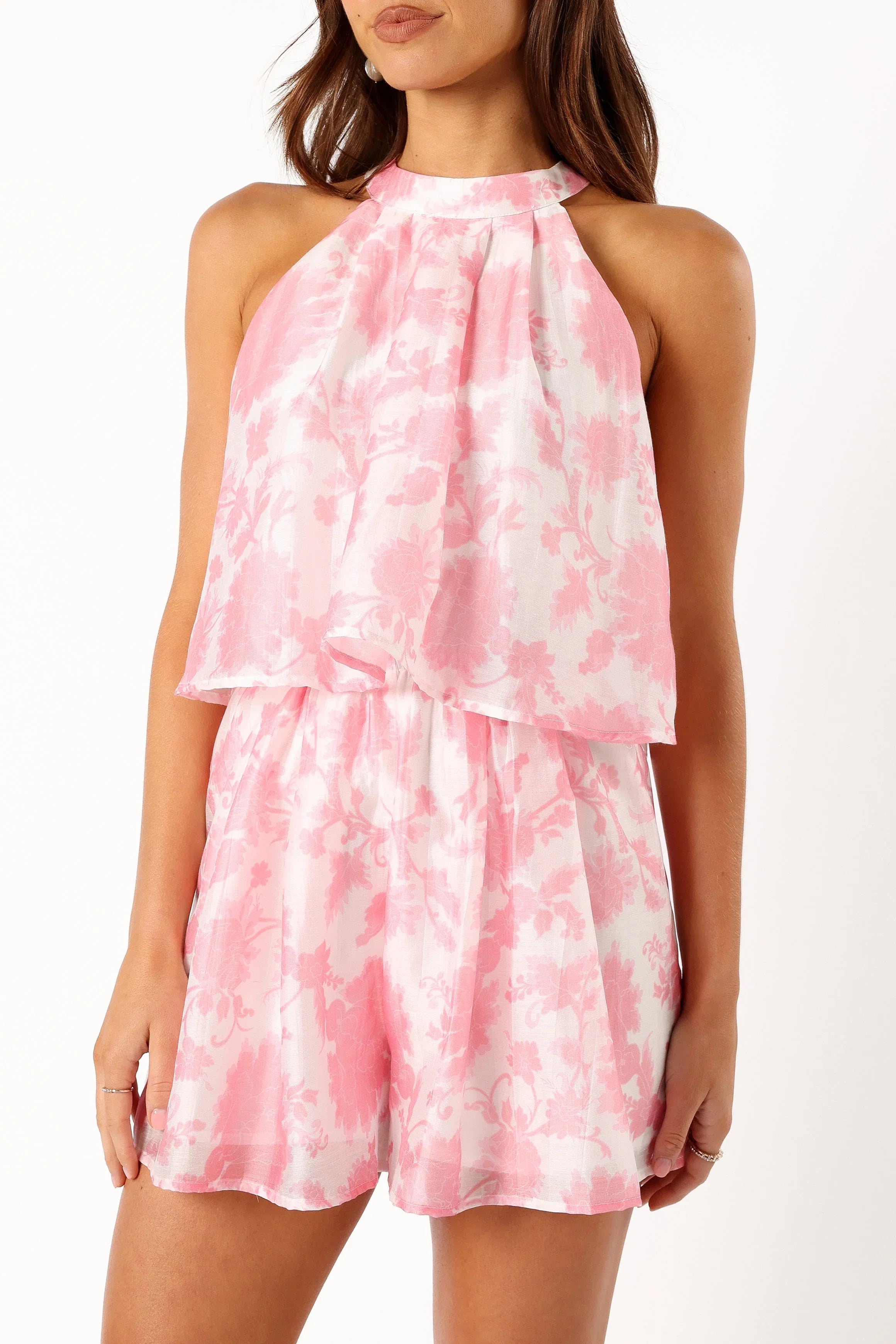 Isabelle Romper Pink Floral
