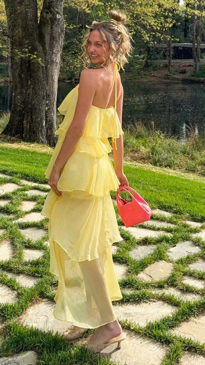 Soho Maxi Dress Yellow