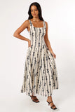 Elise Midi Bow Dress Cream