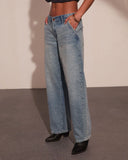 Emrie Rigid Mid Rise Barrel Leg Jeans