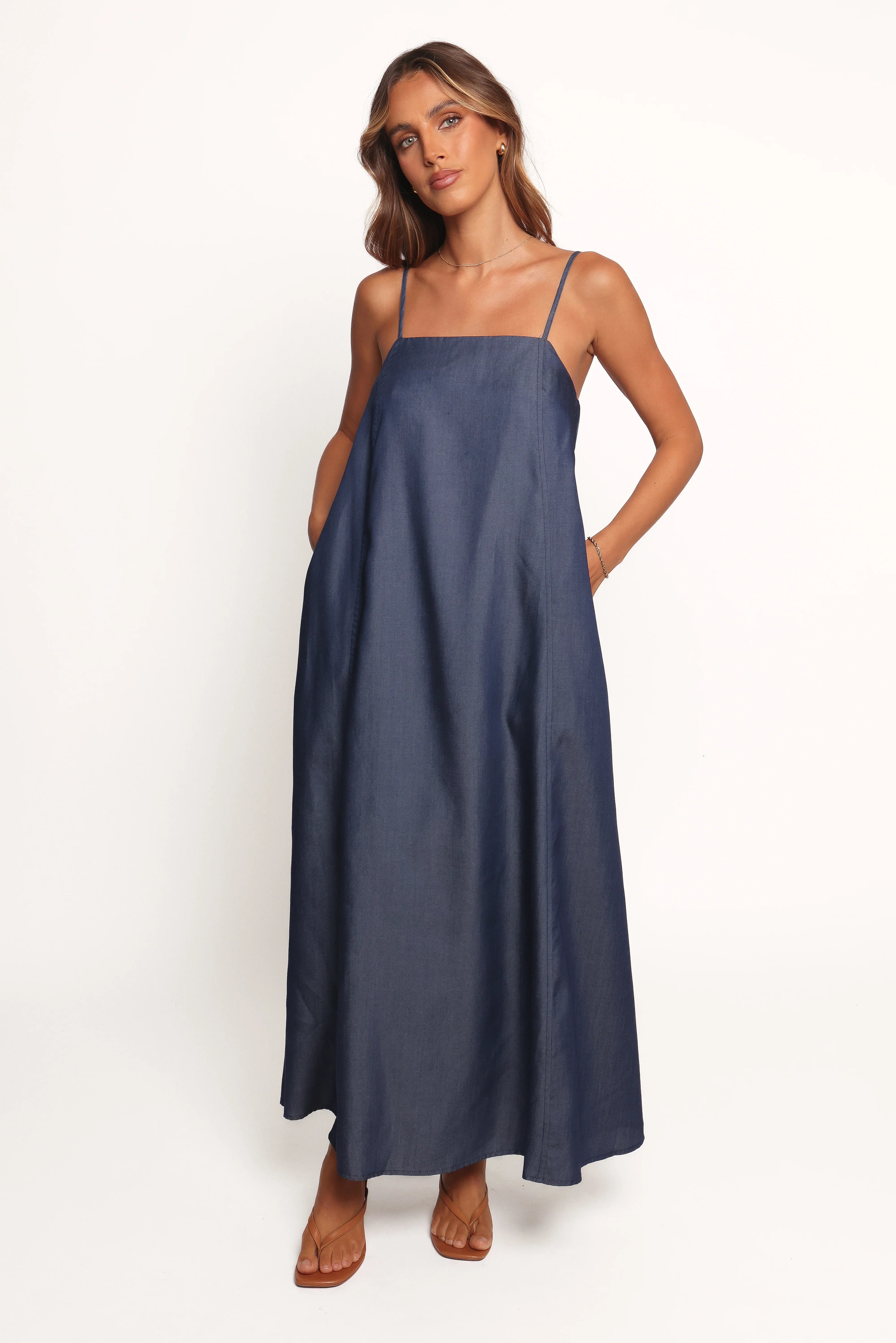 Thelma Maxi Dress Chambray