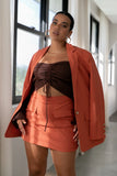 Manhattan Blazer Rust