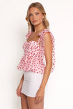 Floret Top Red Hearts