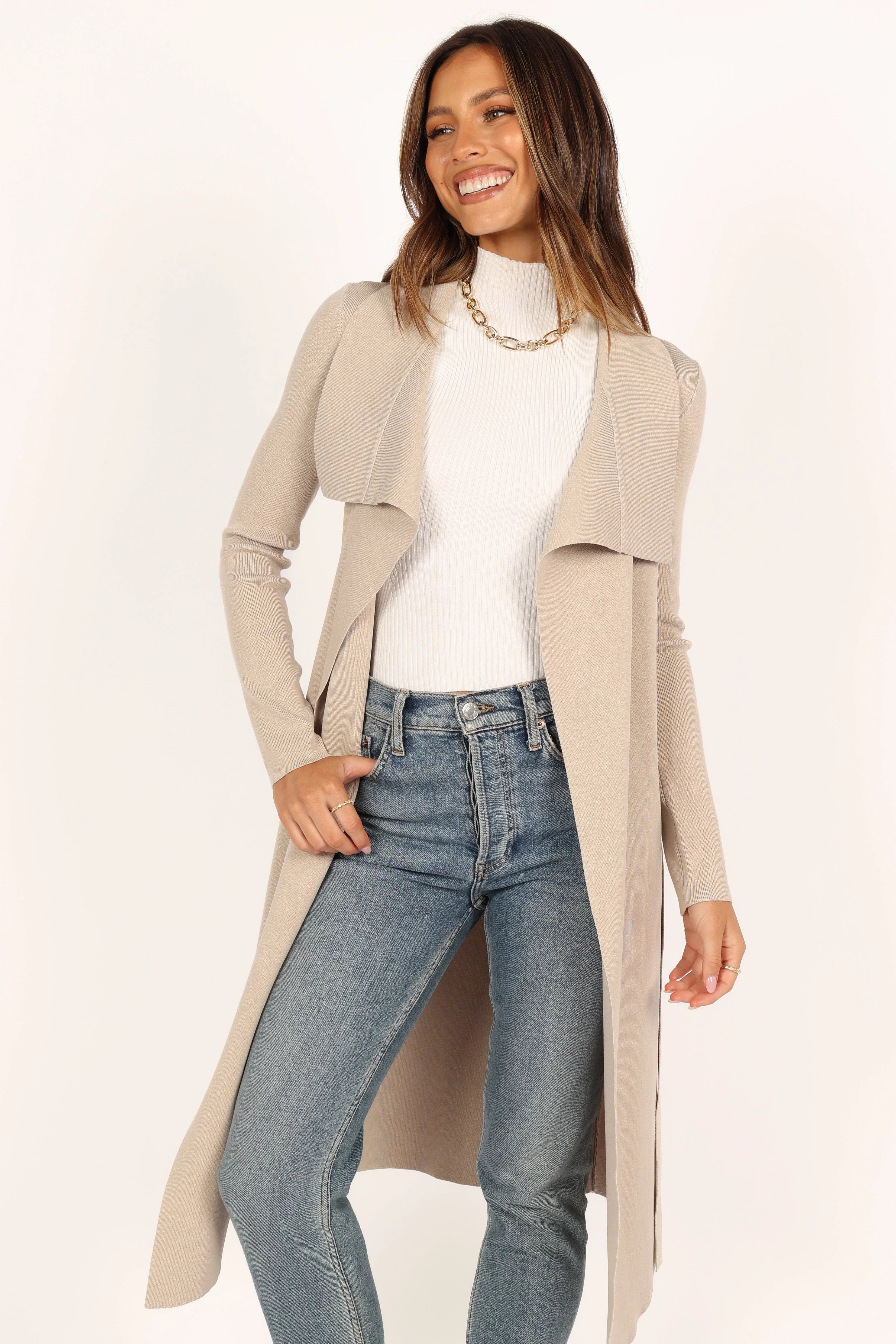 Audrina Cardigan Stone