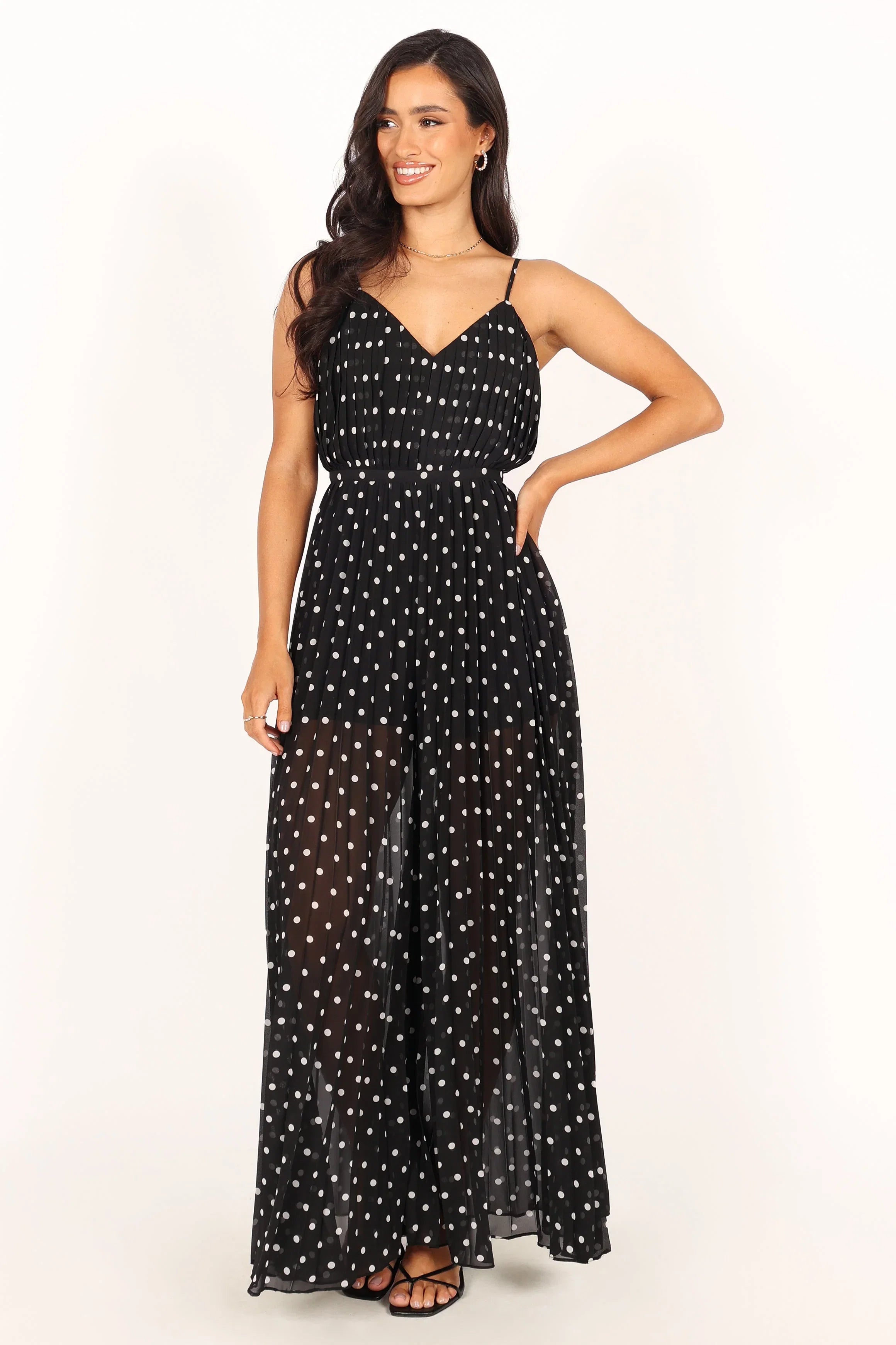 Hilary Wide Leg Jumpsuit Black