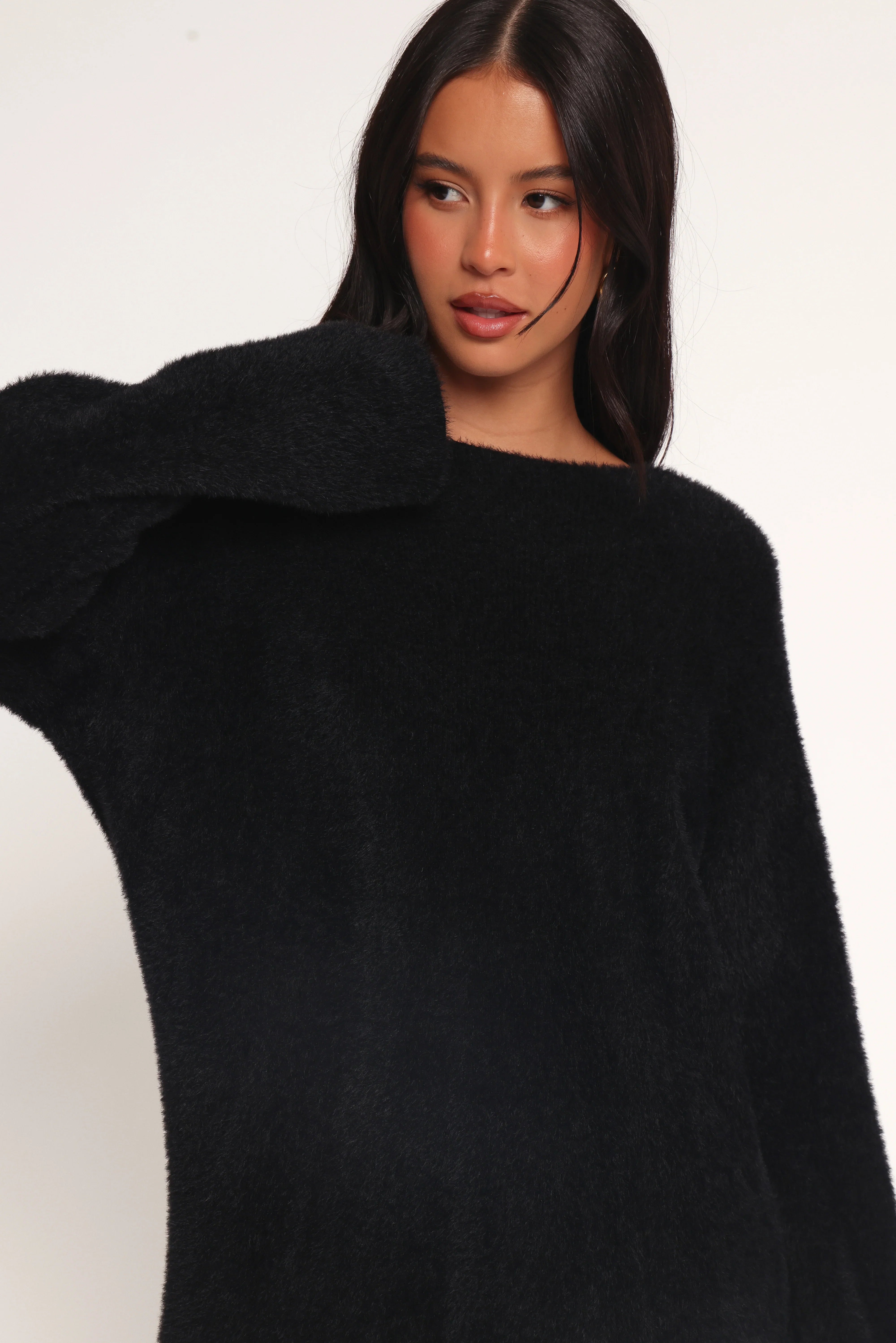 Mitchell Knit Mini Dress Black
