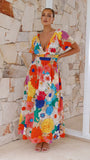 Baker Maxi Dress Multi Floral