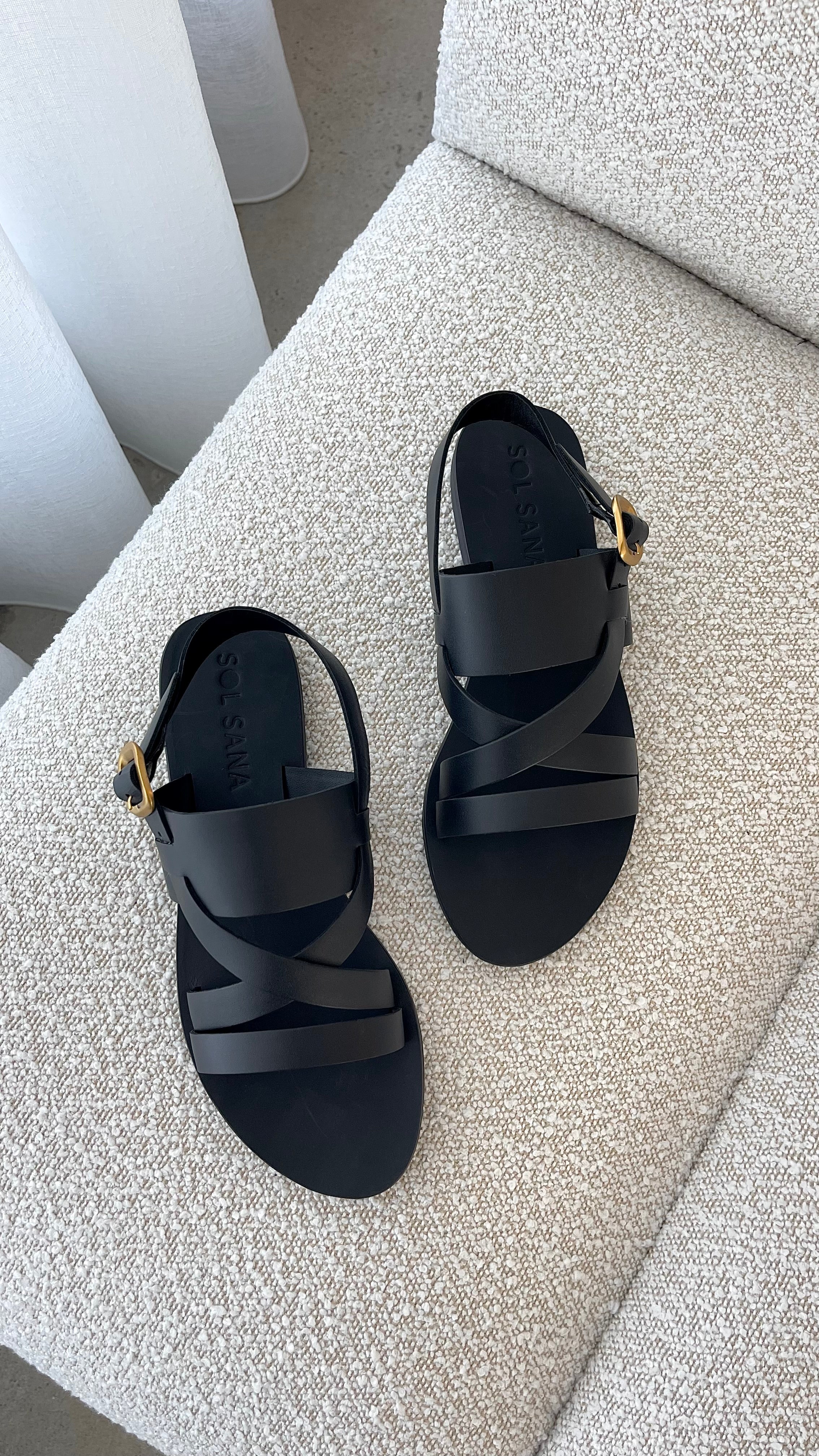 Sol Sana Palermo Sandal Black