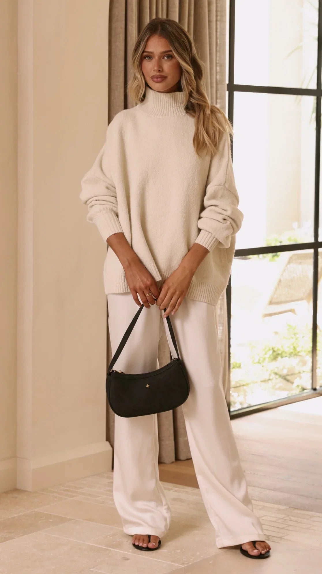 Harita Knitted Sweater Cream