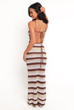 Zyon Maxi Dress Chocolate Multi
