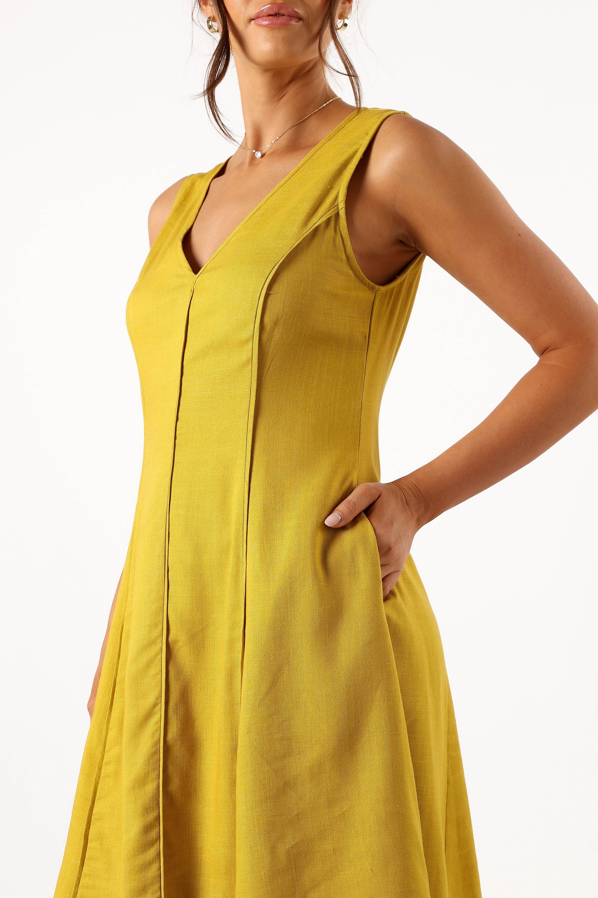 Rubes Mini Dress Mustard