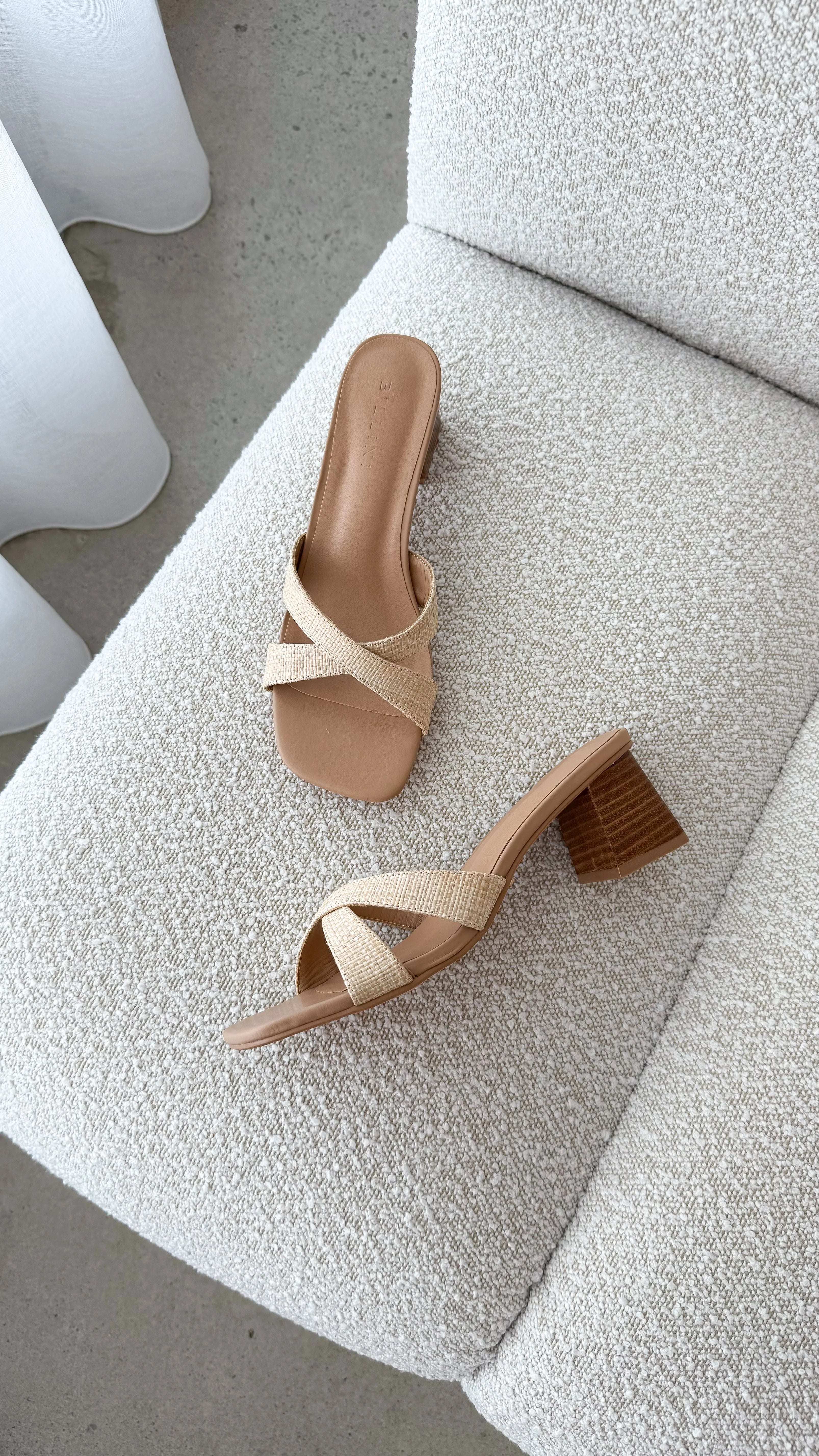 Wila Heel Natural Raffia