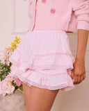 Tender Solstice Tiered Ruffle Shorts