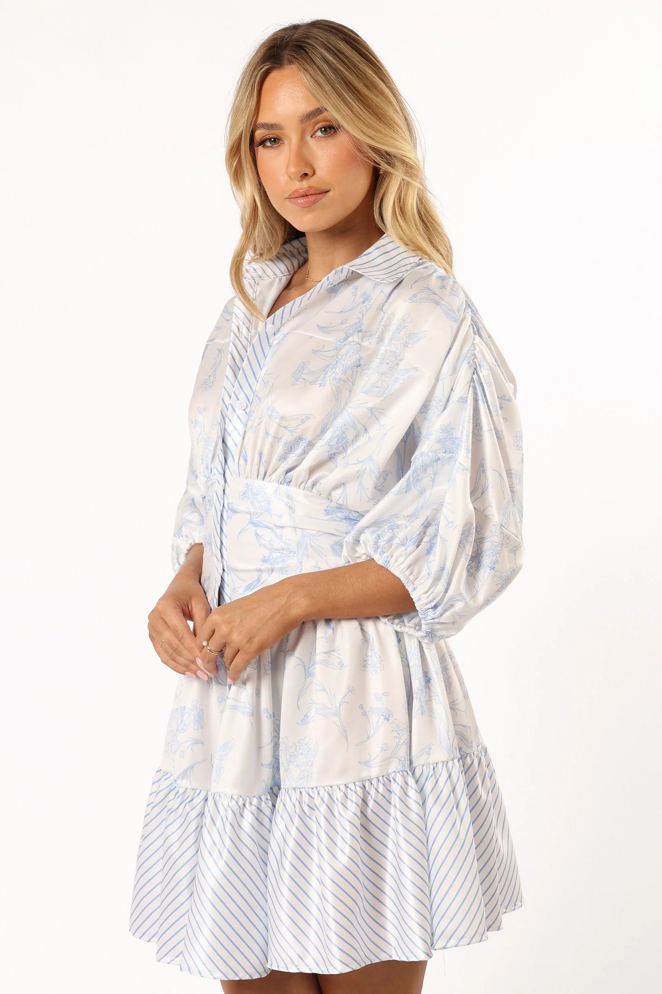Leigha Mini Dress Blue