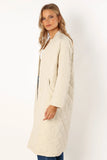 Clea Quilted Jacket Bone