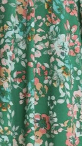 Sahirah Mini Dress Green Floral