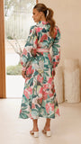 Aida Long Sleeve Maxi Dress Spritz Pink