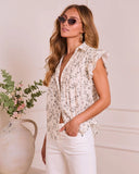 Petal Darling Floral Eyelet Top