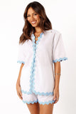 Harry Shirt White Blue