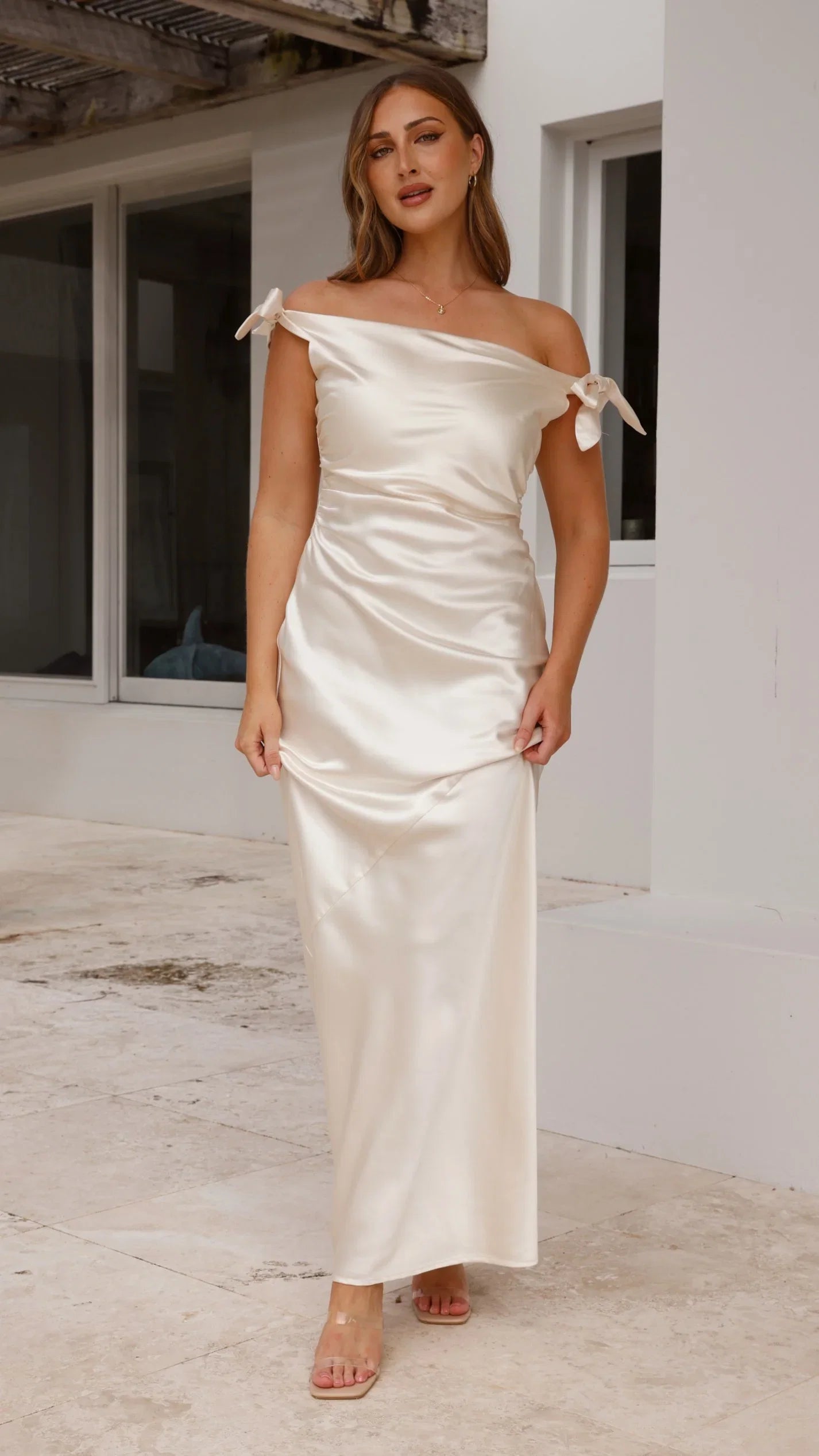 Frida Maxi Dress Champagne