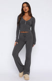 Dont Wake Me Up Pyjama Set Charcoal